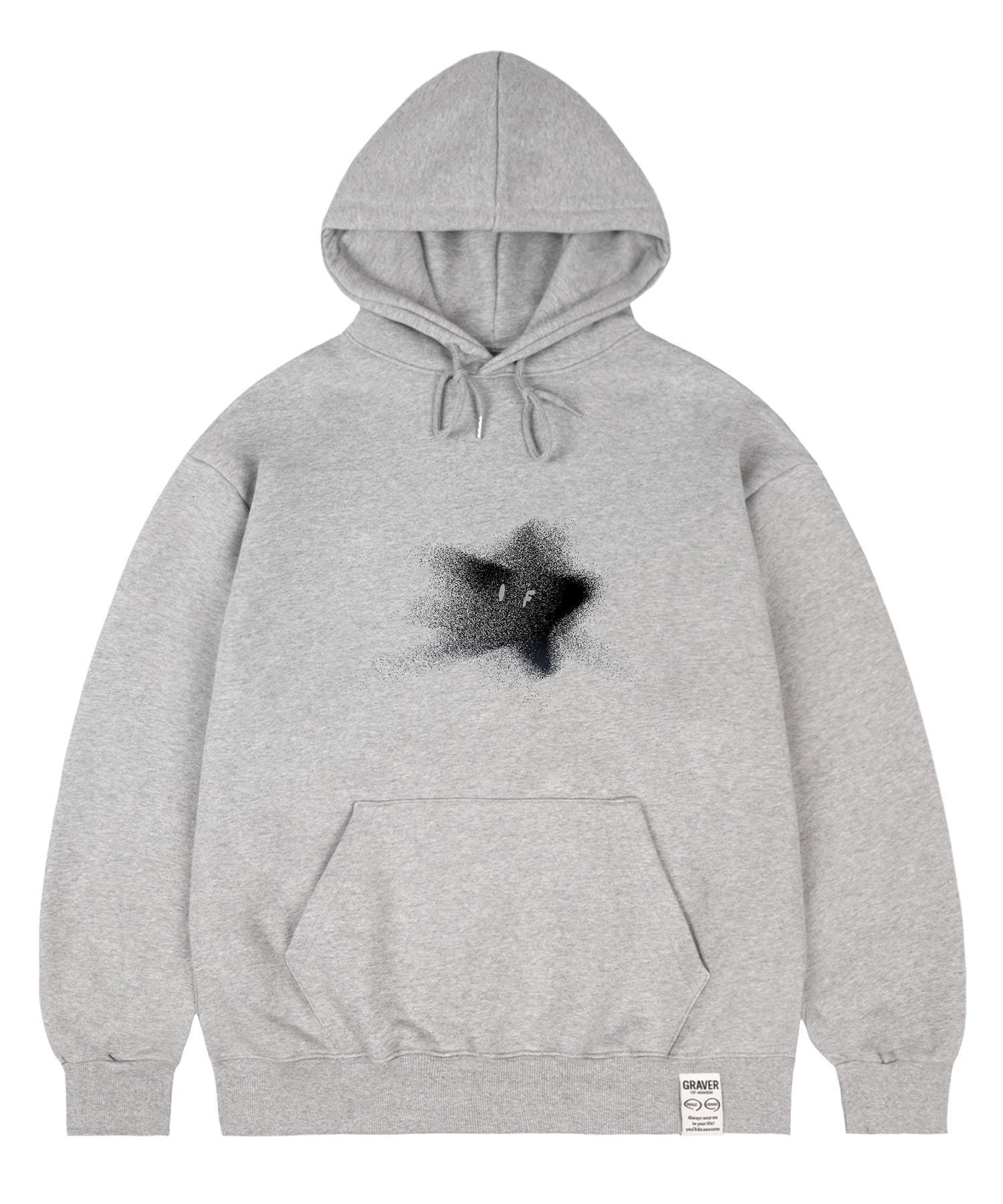 [GRAVER]★24FW★韓国人気★Blue star Sweatshirt GRAVER]☆24FW☆韓国人気☆Blue star HOODIE