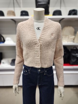 ピンク系 S Calvin Klein(カルバンクライン) カーディガン