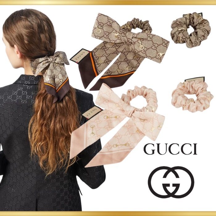 【GUCCI】GG シルク シュシュ セット