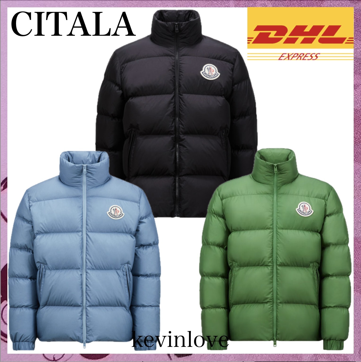 追跡送料込 24/25AW MONCLER ショートダウンジャケット CITALA