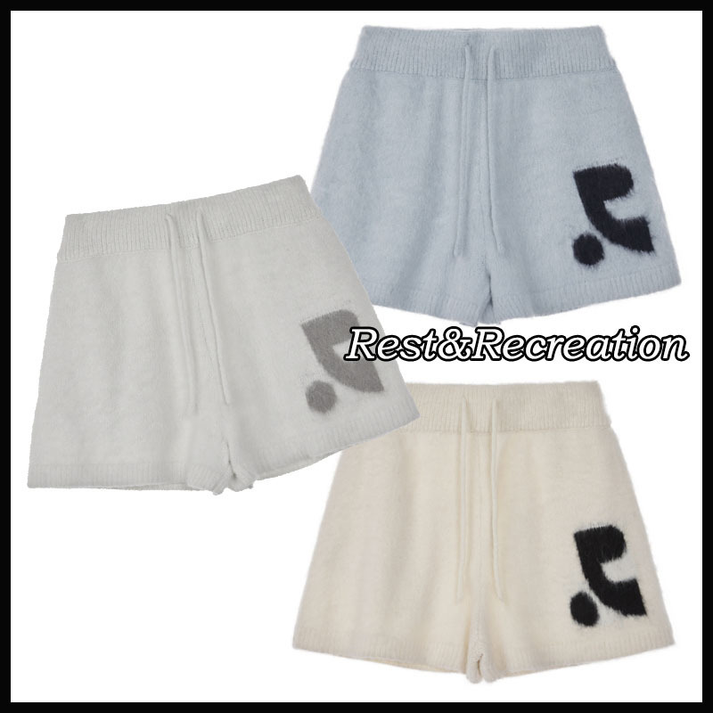 24AW【REST&RECREATION】HAIRY KNIT SHORTS