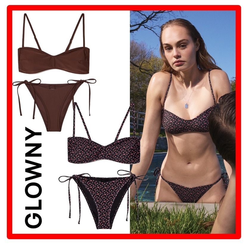 ☆韓国の人気☆【GLOWNY】☆FARFALLE BIKINI TOP SE.T☆