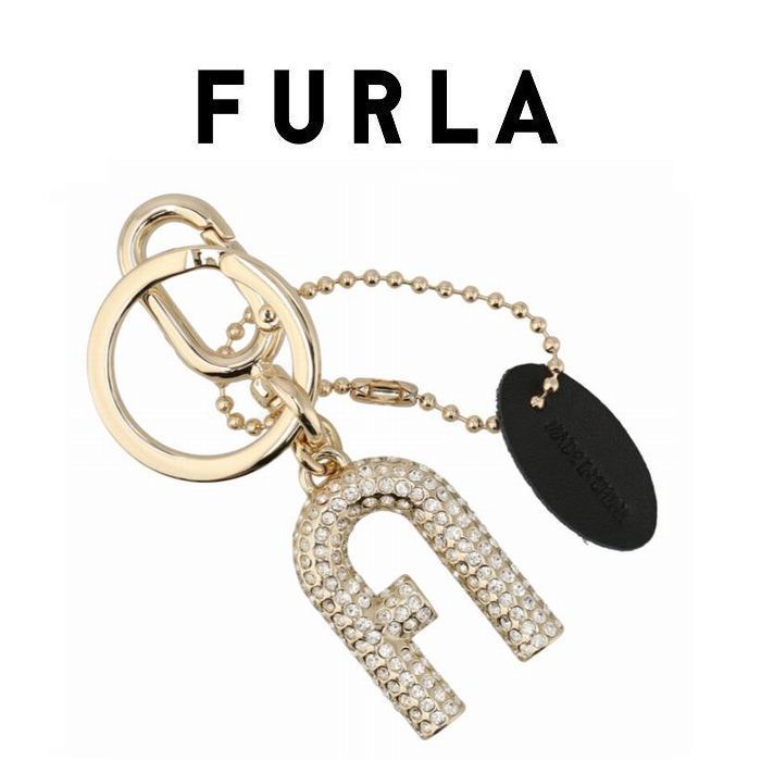 ☆FURLA☆ FURLA 1927 ロゴモチーフ キーリング ♪