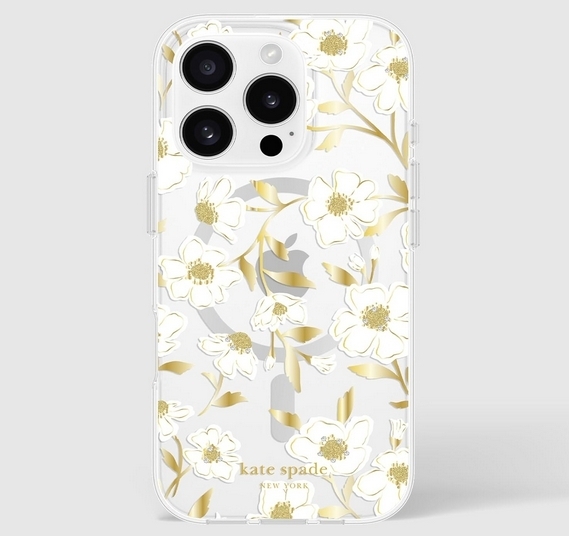 国内発送 kate spade☆Sunshine 花柄 ジェム iPhone 16 Pro 対応