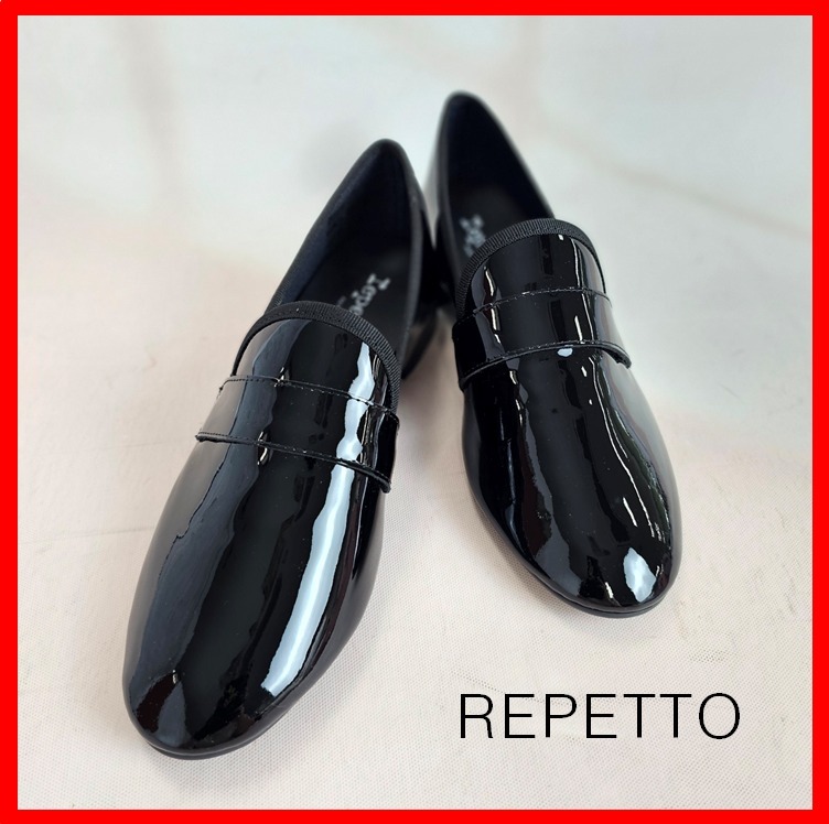 ☆韓国の人気☆【repetto】☆マエストロ ローファー☆BLAC.K☆