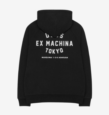 パーカー・フーディ Deus Ex Machina Tokyo Asakusa Address Hoodie Black