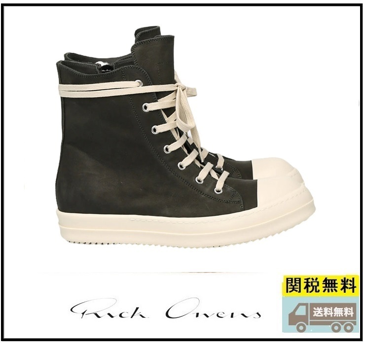 関税送料込★RICK OWENS☆Sneakers nubuck ヌバック スニーカー