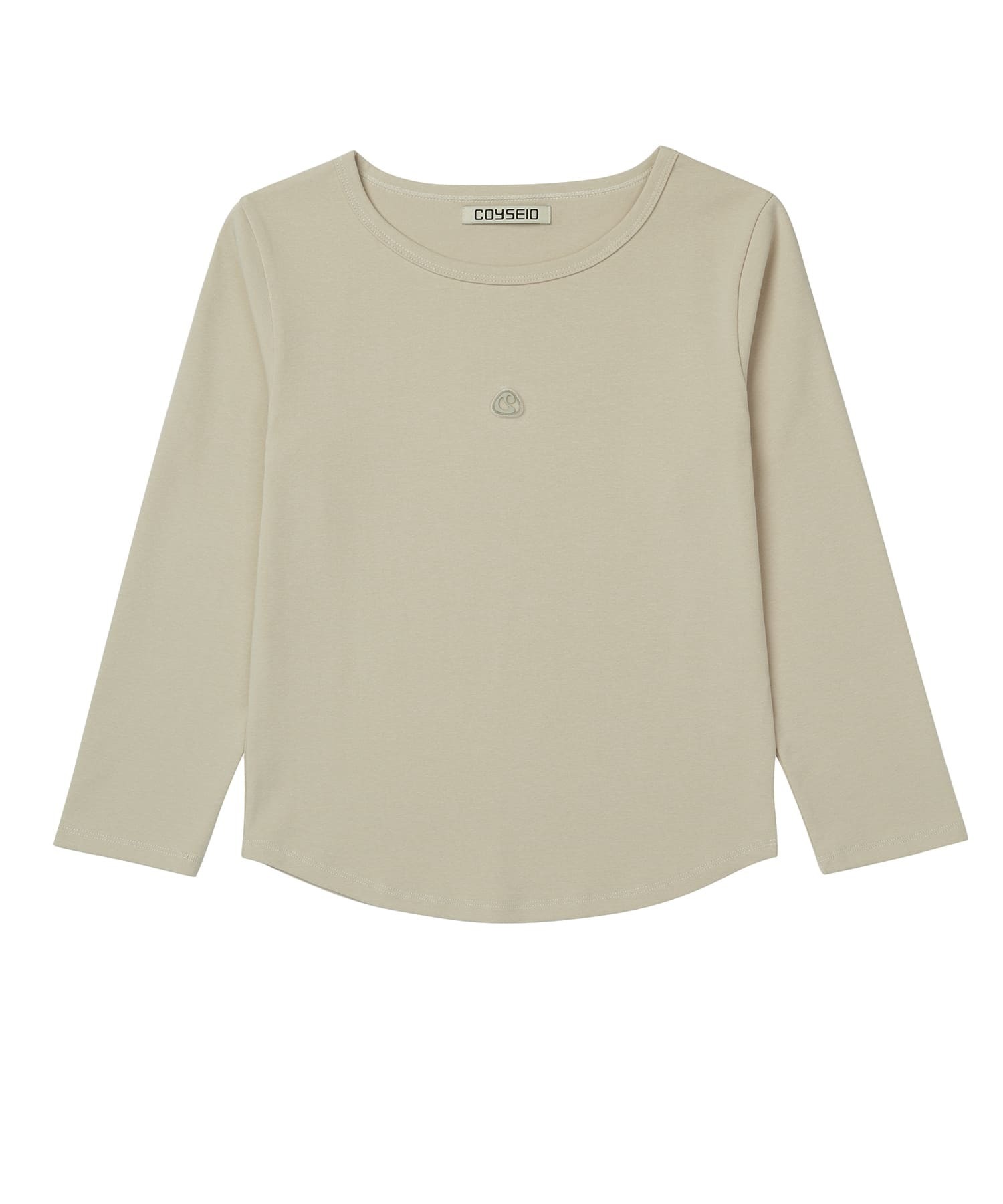 【COYSEIO】SYMBOL LOGO CAPRI SLEEVES SAND