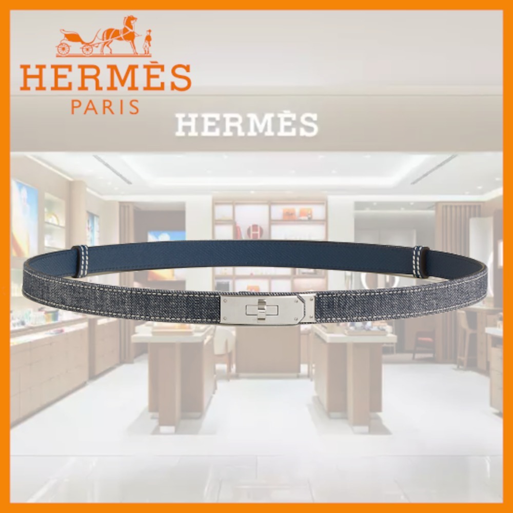 【デニムでおしゃれ♪】Hermes ベルト