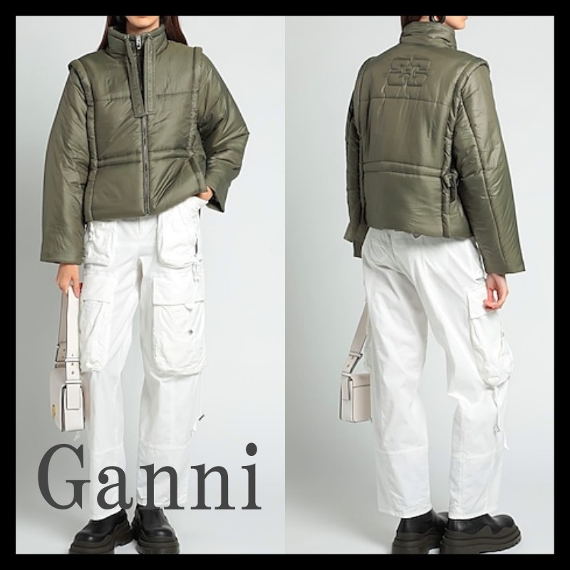 ☆Ganni☆ ハイネック パファージャケット 送関込