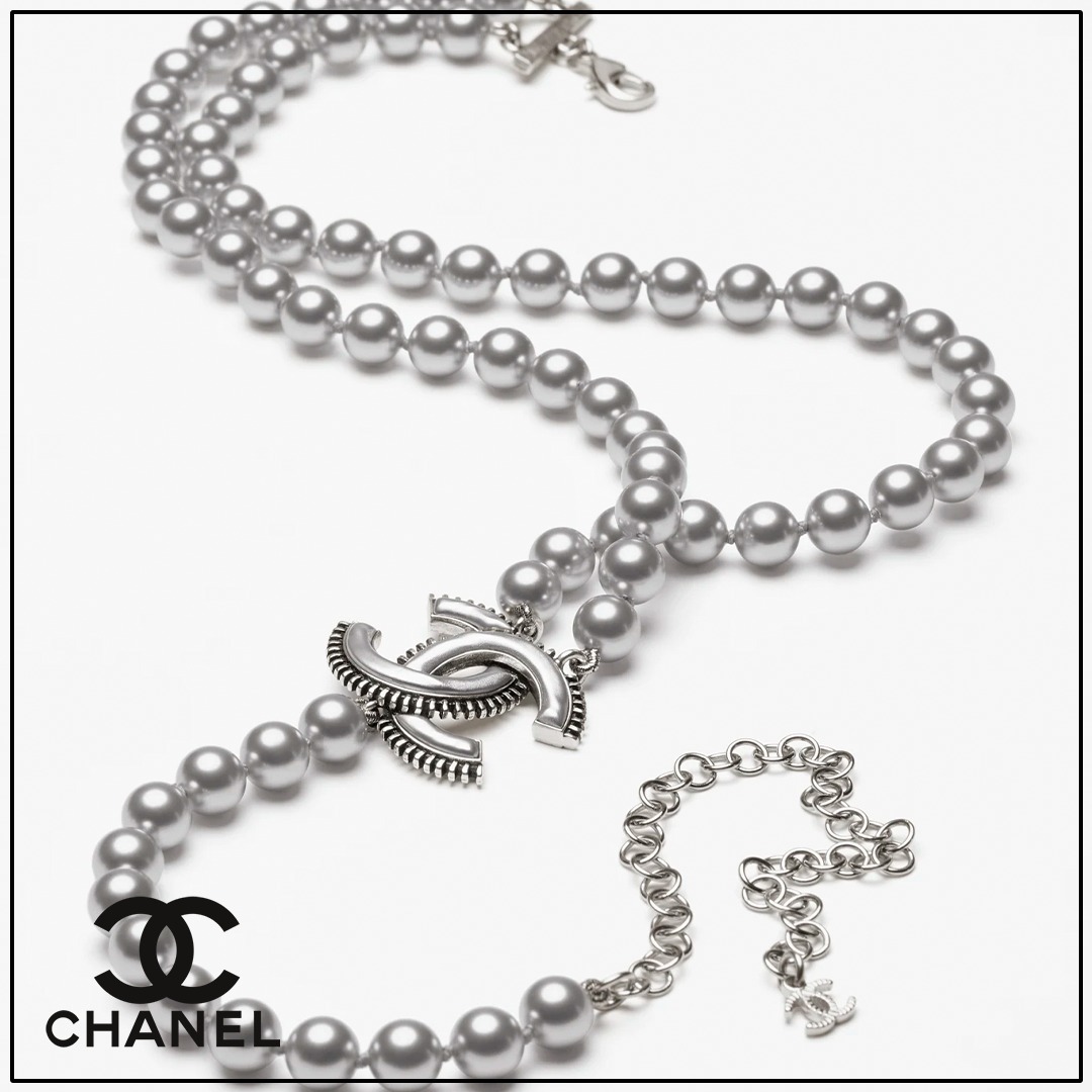 二連【CHANEL】コスチュ−ムパール