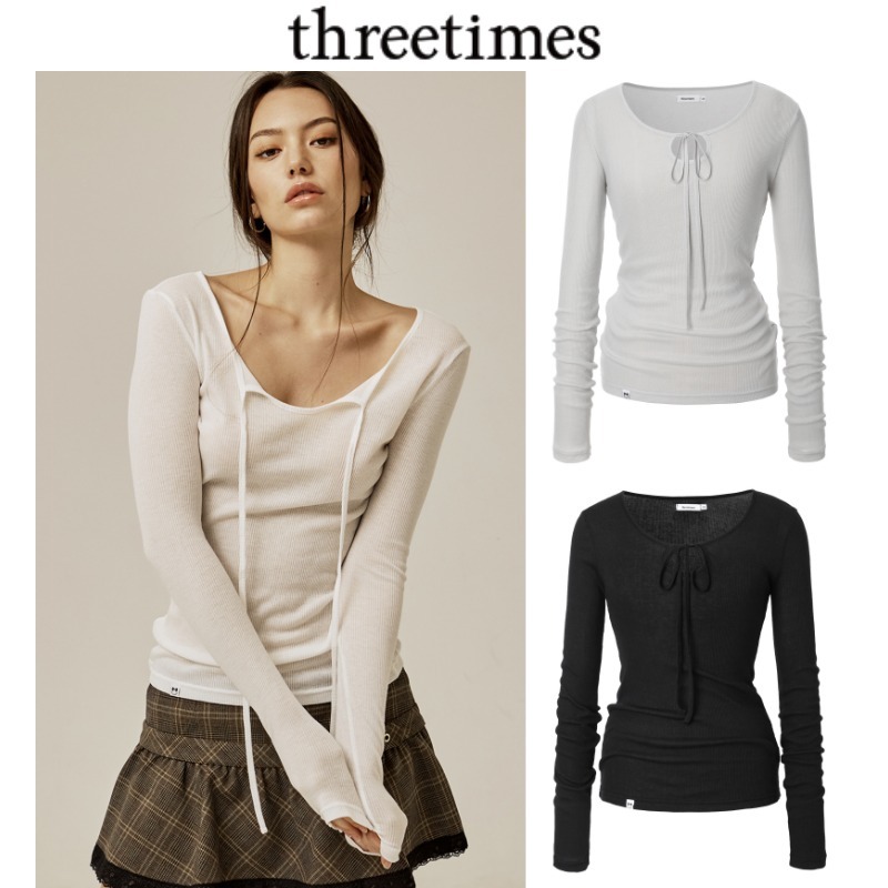 【threetimes】24fw Hazy top