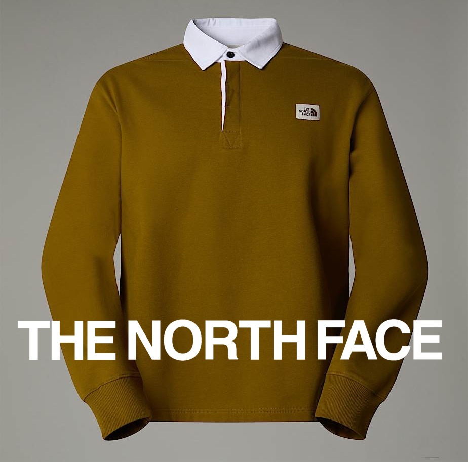 ★ドイツ発*THE NORTH FACE*新作*Heritage ラグビースウェット/H