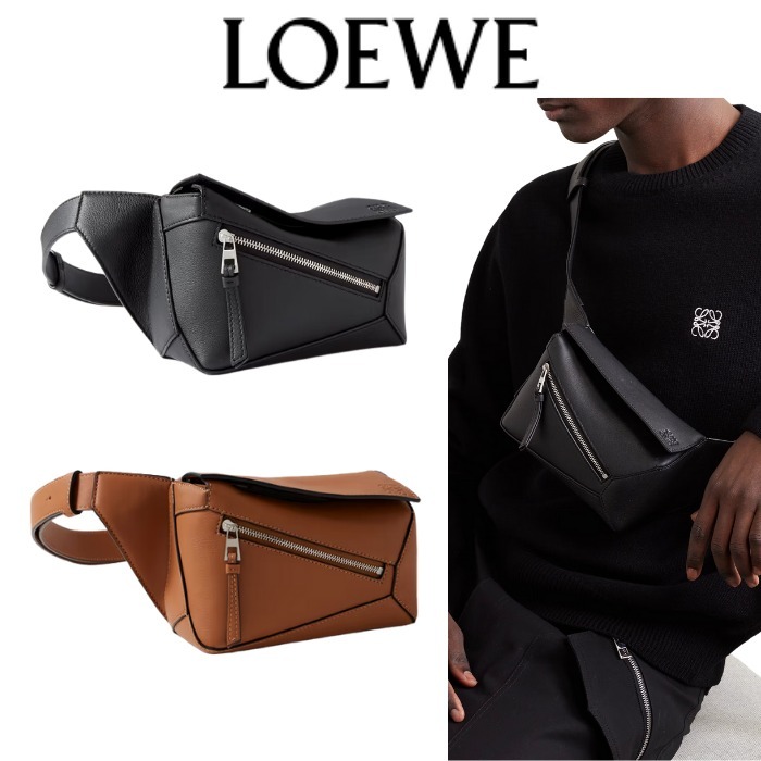 【LOEWE】パズルエッジミニレザーベルトバッグ