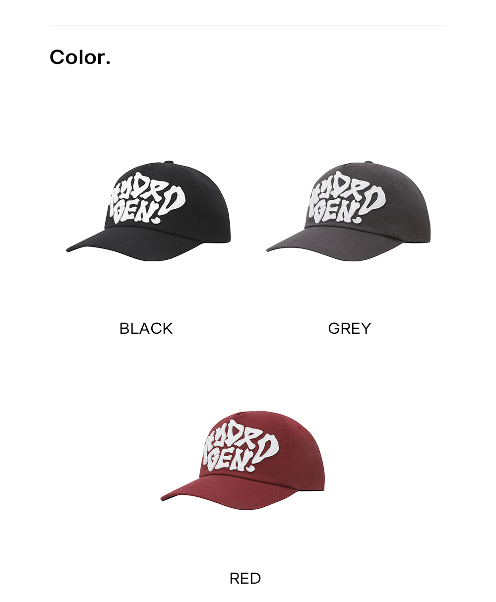 Hydrogen (韓国) OSSO Graphi LOGO Cap ロゴボールキャップ 3色 Hydrogen (韓国) OSSO Graphi LOGO Cap ロゴボールキャップ 3色