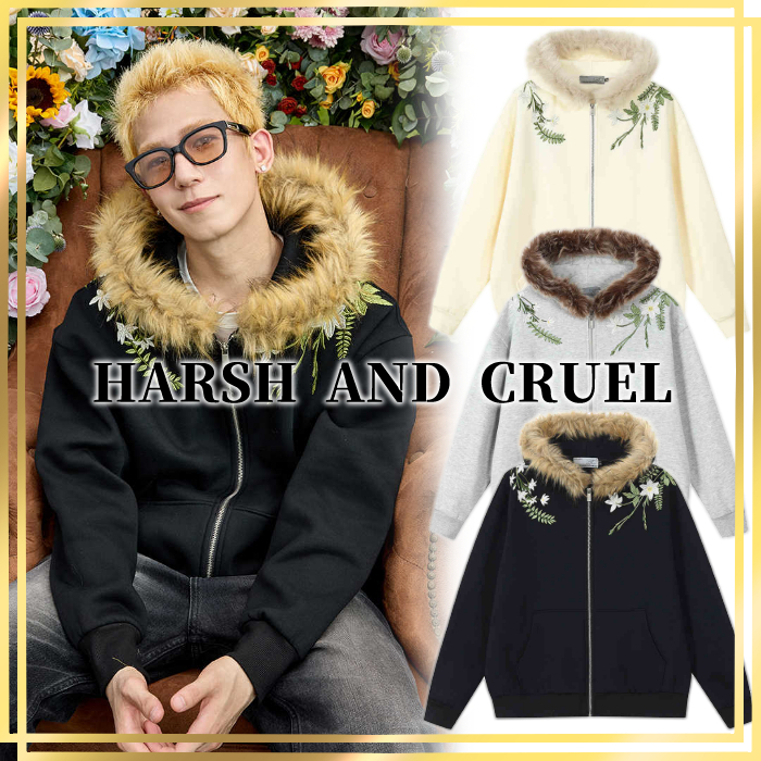 国内発/日本未入荷☆HARSH AND CRUEL☆ジップ パーカー☆