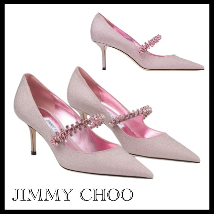 JIMMY CHOO Bing Pump 65 グリッター パンプス