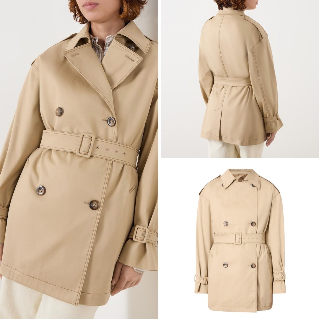 《送料無料》 Short trench coat repellent gabardine EIGHTH