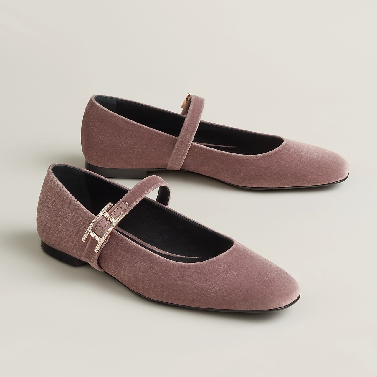 送料込み【HERMES】ジェーン《Jane》バレエ フラットシューズ