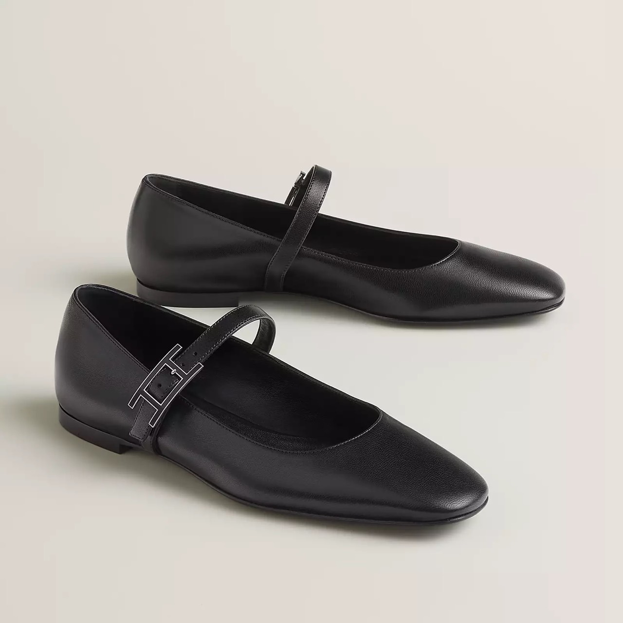 送料込み【HERMES】ジェーン《Jane》バレエ フラットシューズ