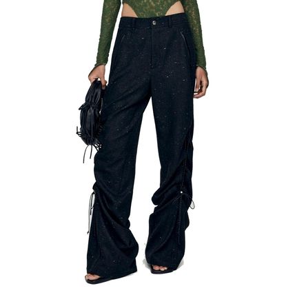 [Andersson Bell] PARACHUTE GEAR FAUX LEATHER PANTS★韓国人気 韓国 ANDERSSON BELL(アンダースンベル) パンツ(レディース
