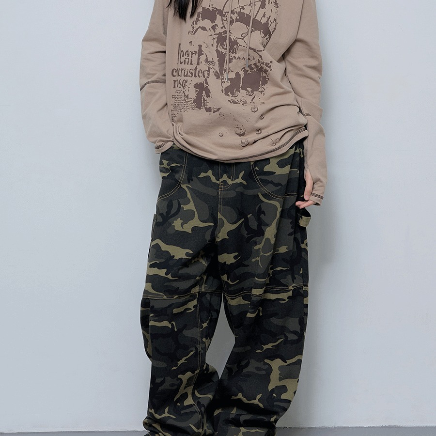 ★NASTY FANCY CLUB★カーペンター デニム パンツ FANCY CLUB】CARPENTER LETTERING DENIM PANTS | OUR BRAND