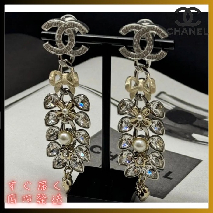 【24K ゴージャス】CHANEL クリップオン ペンダントイヤリング