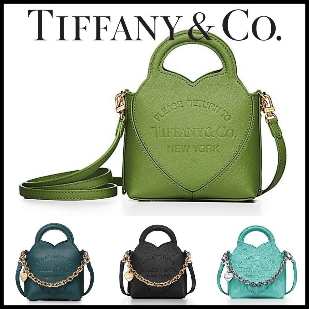国内発送★Tiffany & Co. ハートが可愛いマイクロ トート バッグ