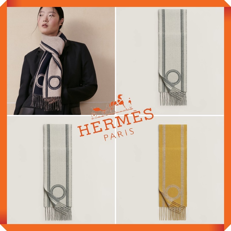 新作☆HERMES☆Casaque Bande de Repos スカーフ マフラー