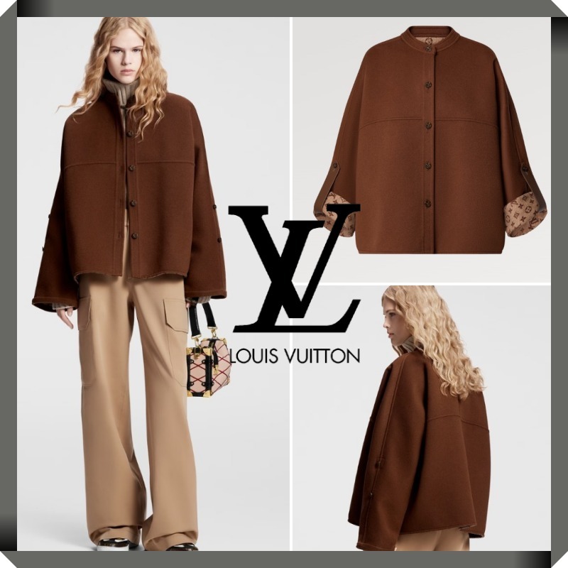 大人気♪Louis Vuitton☆シルエットが可愛い コート モノグラム