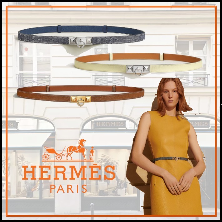 サイズ調整が可能 コリエドシアンHermes《リヴァル》18 ベルト