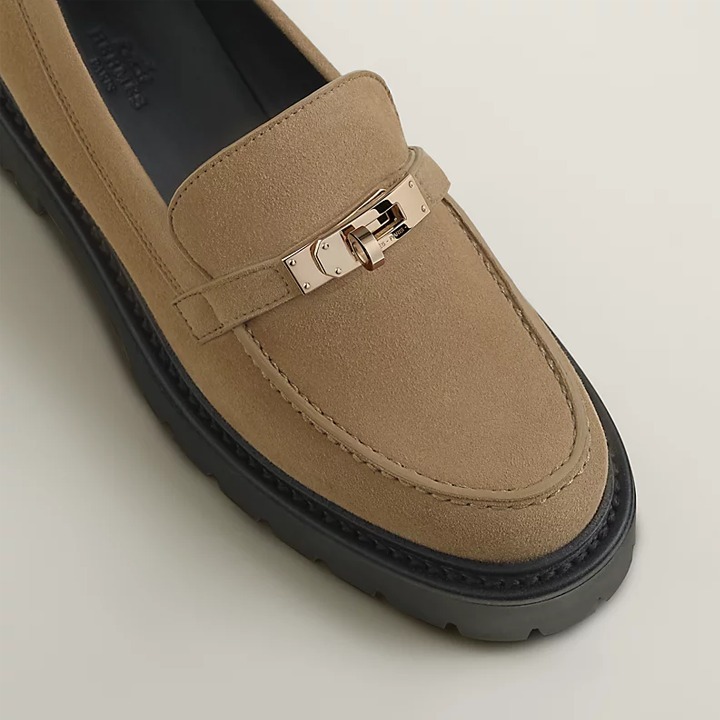 上品♪【HERMES】 モカシンシューズ Icone 上品♪】HERMES モカシン Icone