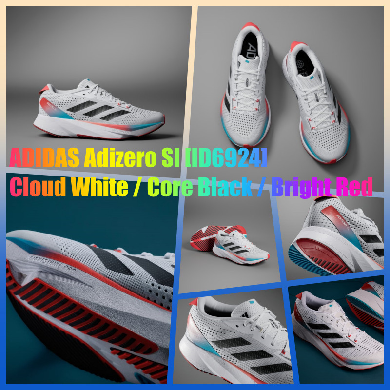 ★アディダス★Adizero Sl★White/Black/Bright Red