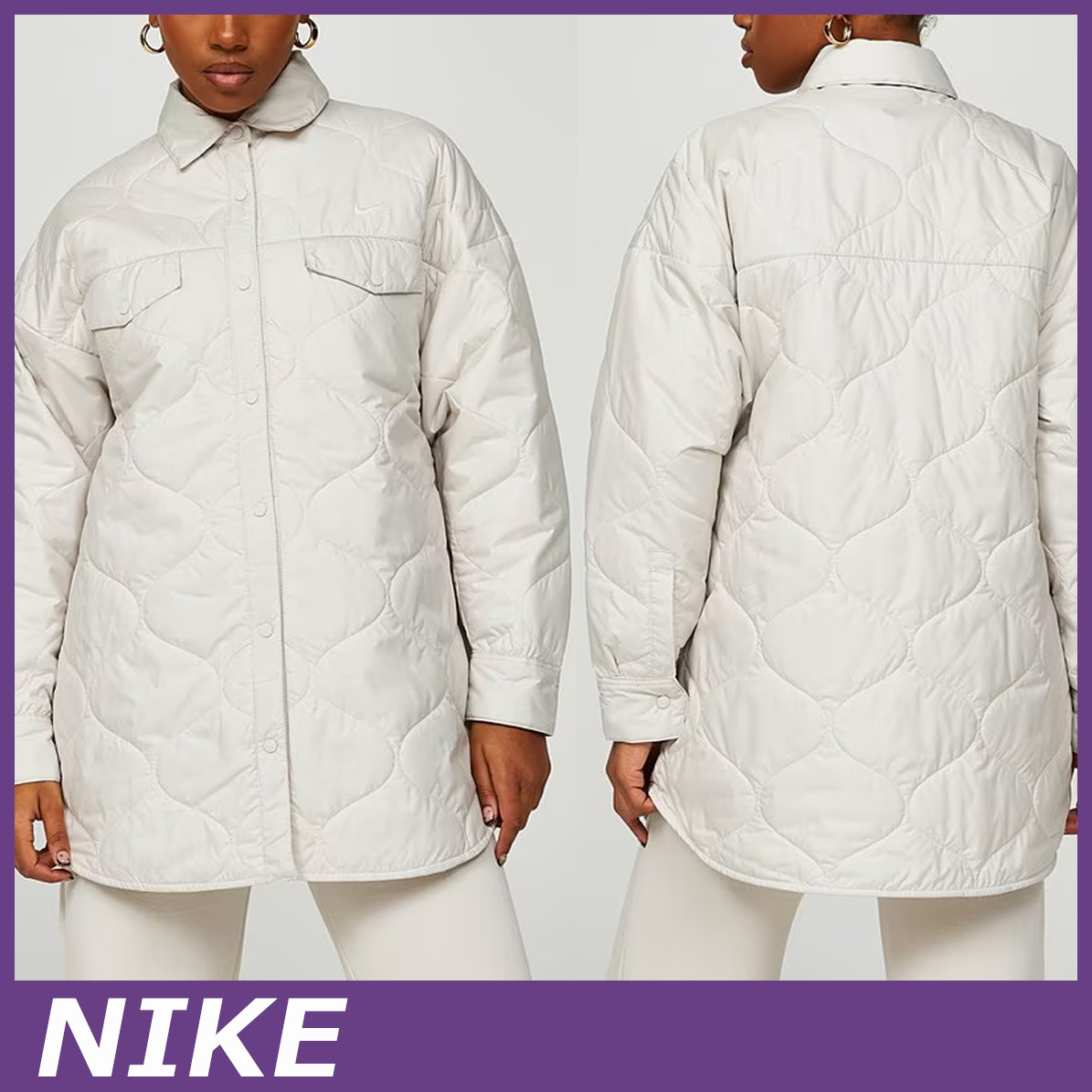 NIKE☆Trend Quilted Jacket キルト ジャケット【UK発】