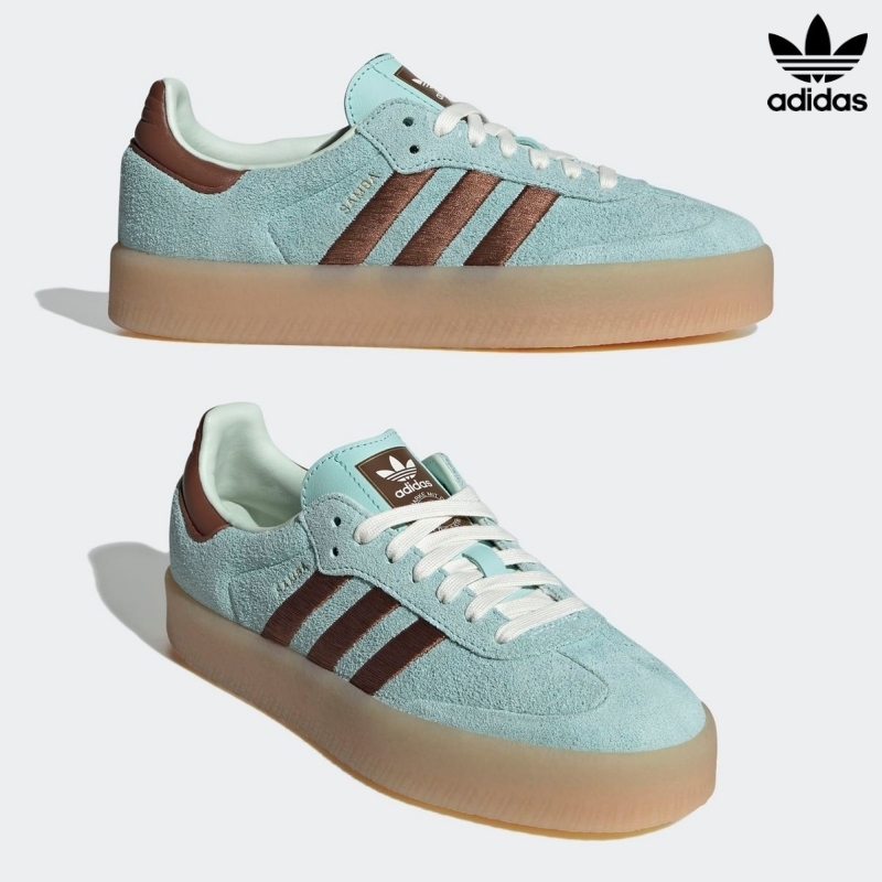 [ADIDAS] スニーカー サンベイ SAMBAE W ミント/ブラウン