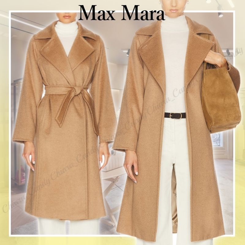 【24AW NEW】Max Mara_women / MANUELA キャメルウールコート