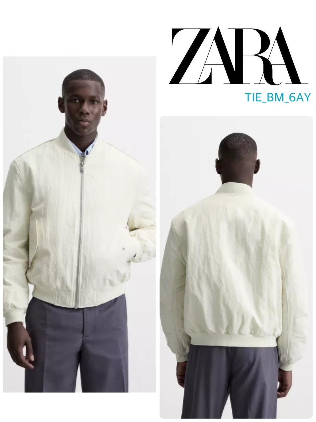 QT8 Garments GB B-3 Mouton Jacket Black