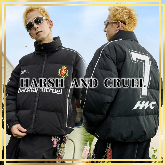 国内発/日本未入荷☆HARSH AND CRUEL☆刺繍 ダウンジャケット☆