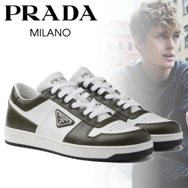 正規店買付【PRADA】スニーカー ダウンタウン バイカラー