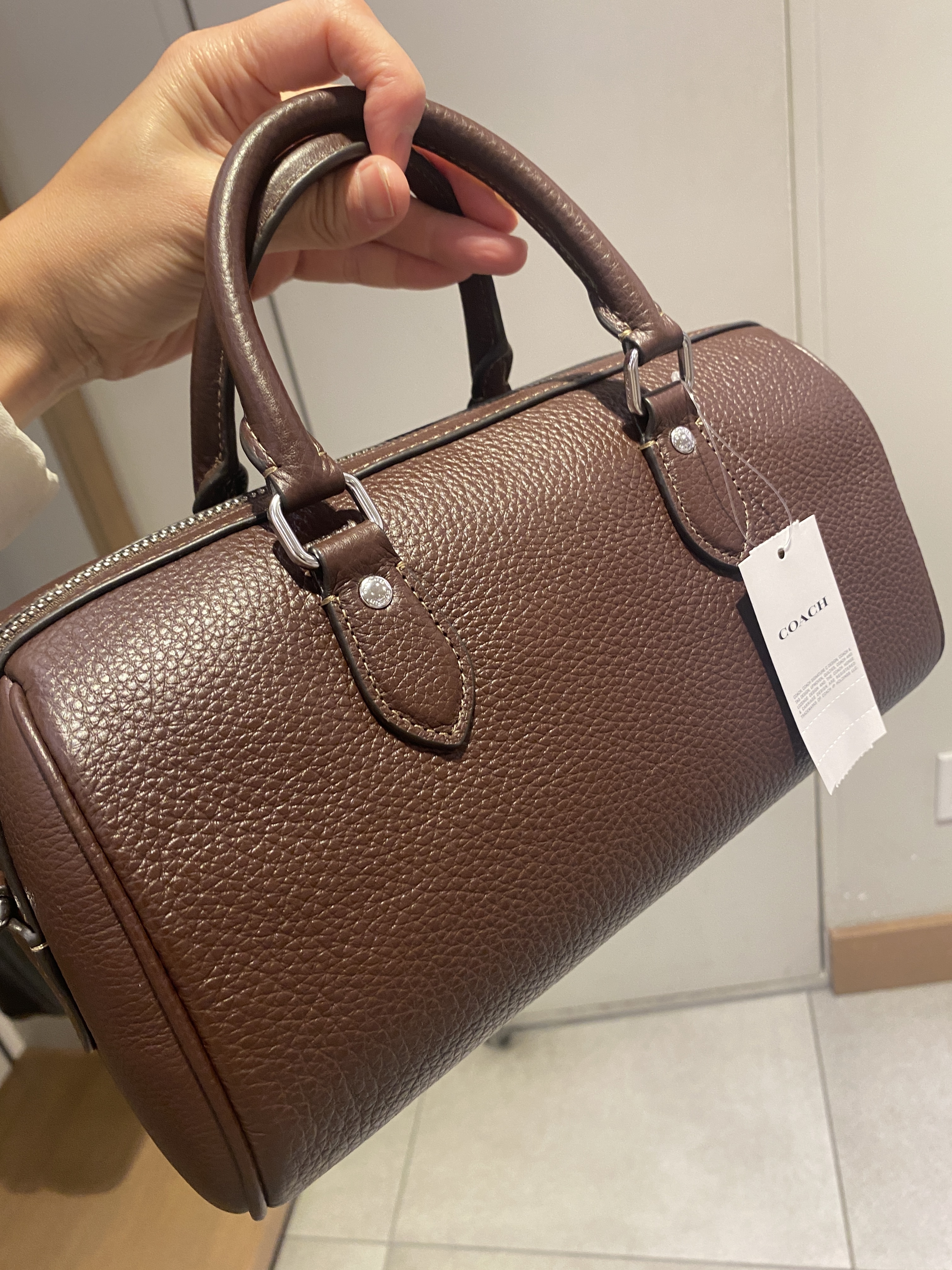 COACH】長めミニボストン＊ローアン ロングサッチェル バッグ