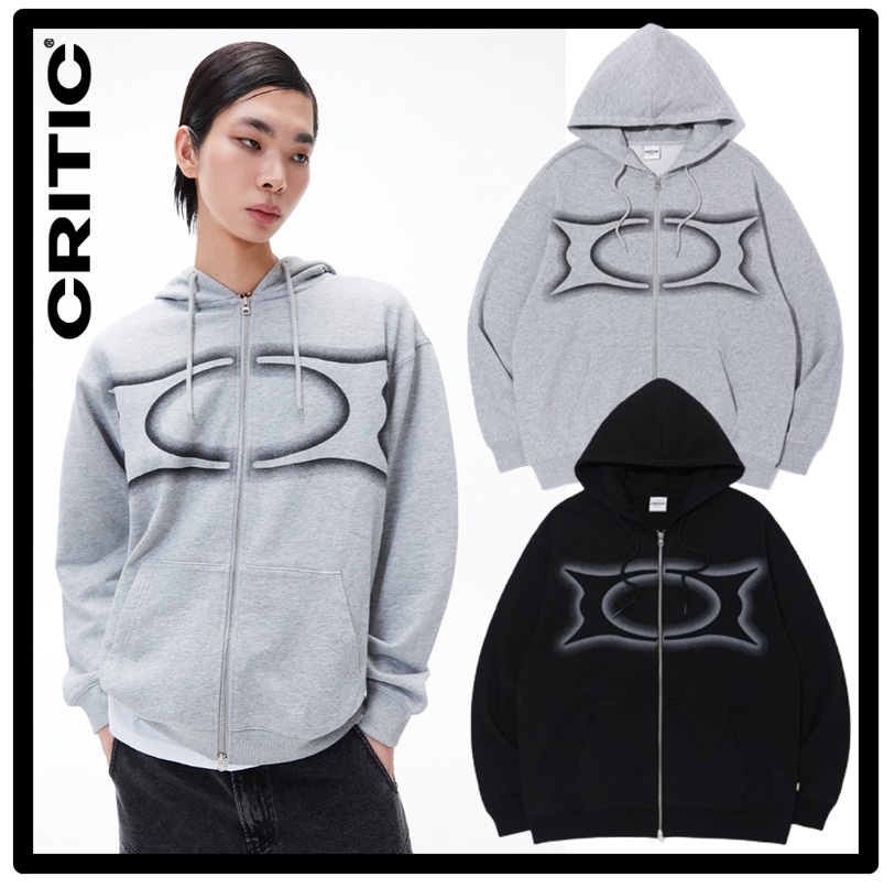 ★関税込★CRITIC★WORMHOLE LOGO HOODIE ZIP-UP★