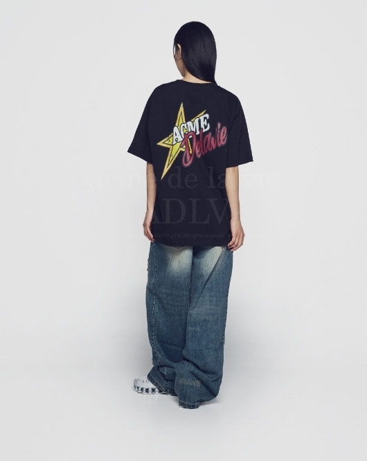 ADLV ♥DAMAGE STITCH WASHING DENIM PANTS/追跡付 ADLV ♥DAMAGE STITCH WASHING DENIM PANTS/追跡付 デニム・ジーパン