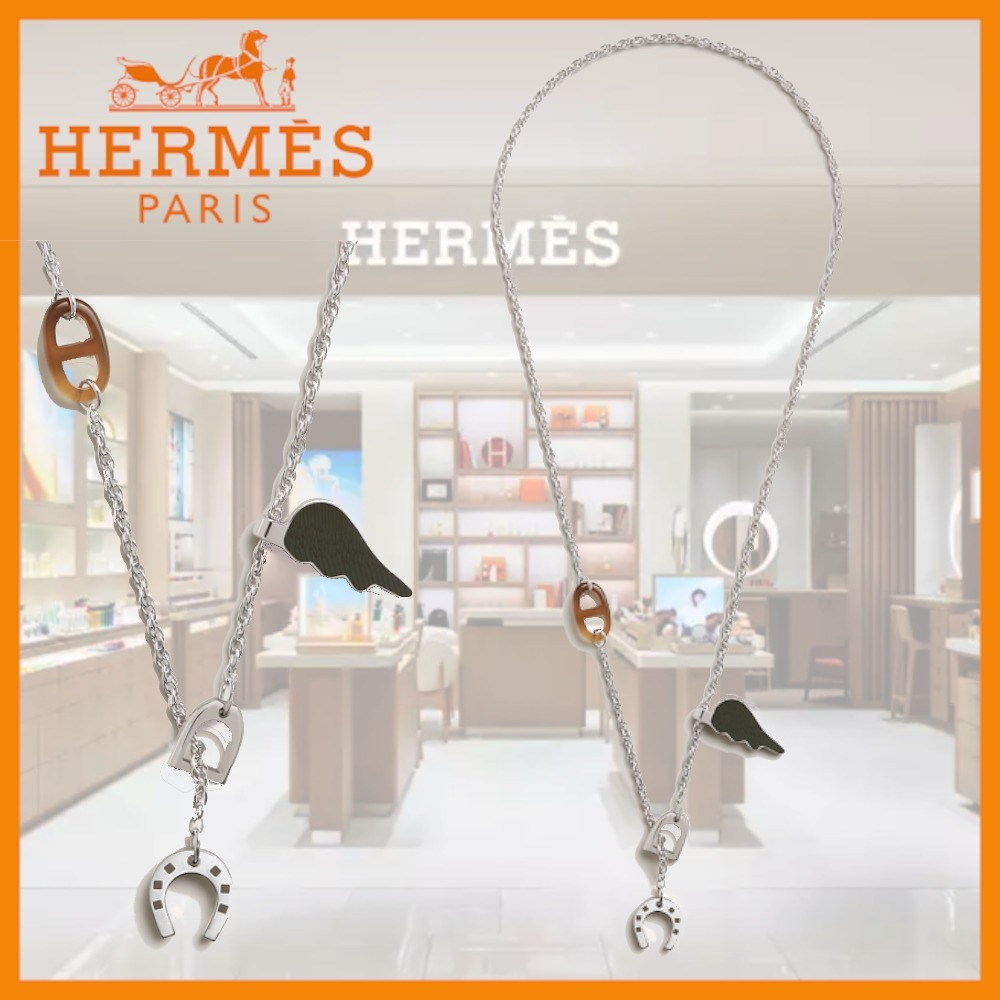 【エレガンスを加えるアクセント♪】 Hermes ネックレス
