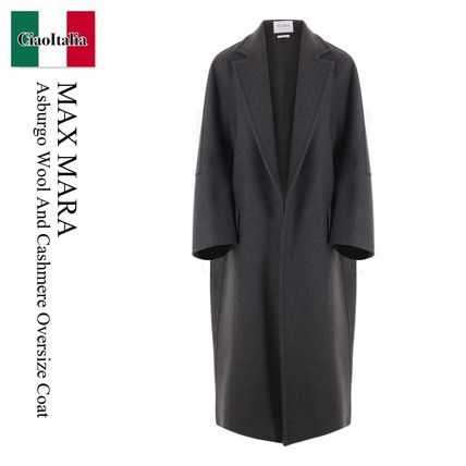 【関税込み】Max Mara グレー Radice コート Max Mara RADICE(マックスマーラ) - 海外通販のBUYMA