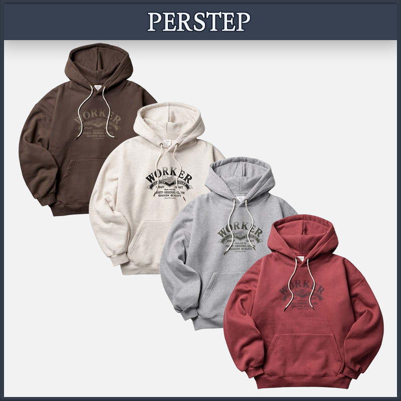 【PERSTEP】★男女兼用★24AW WORKER WARM HOODIE