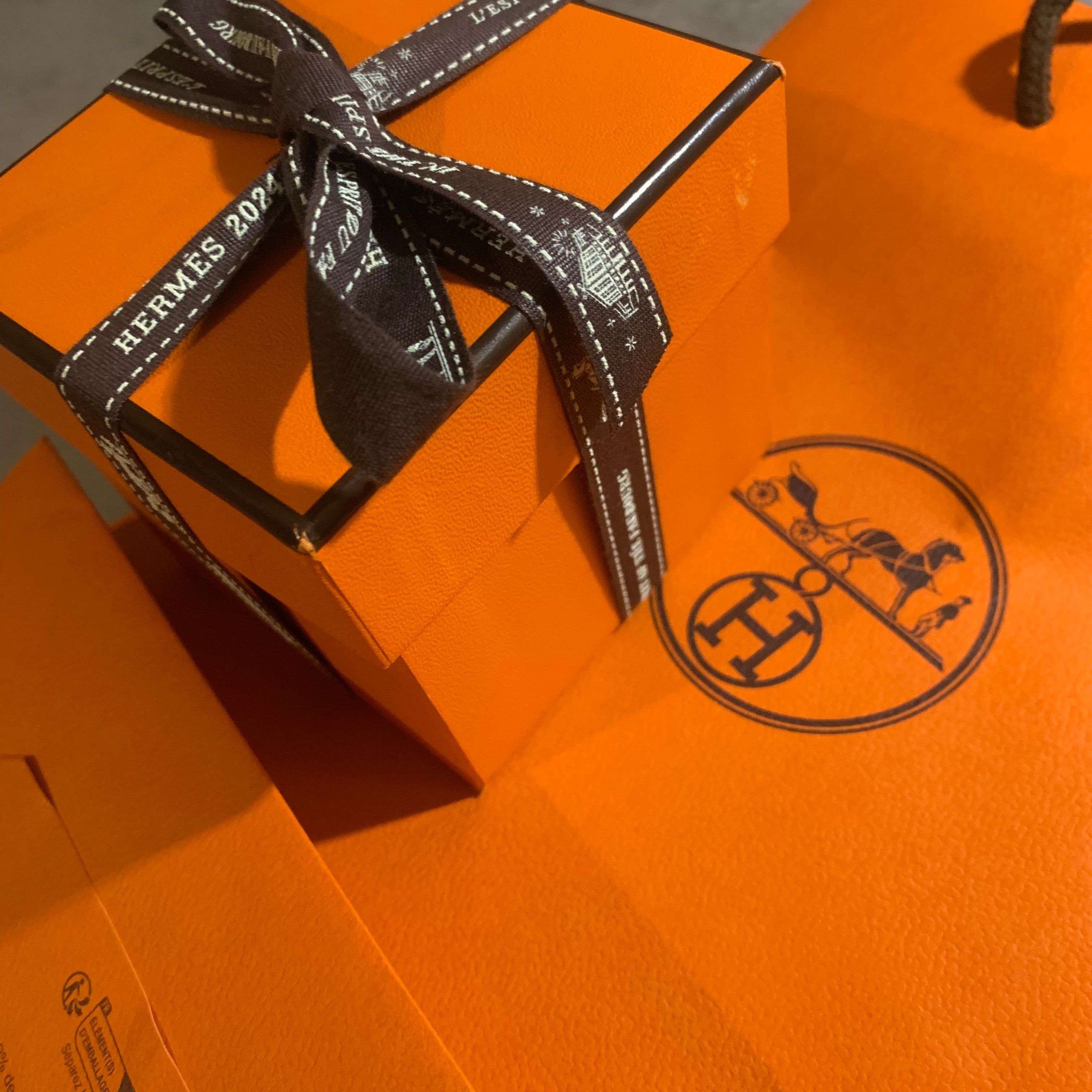 【未入荷】HERMES レザーブレスレット《コリエ・ド・シアン》
