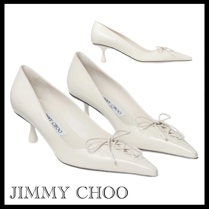 JIMMY CHOO Scarlett 50 ナッパ レザー パンプス