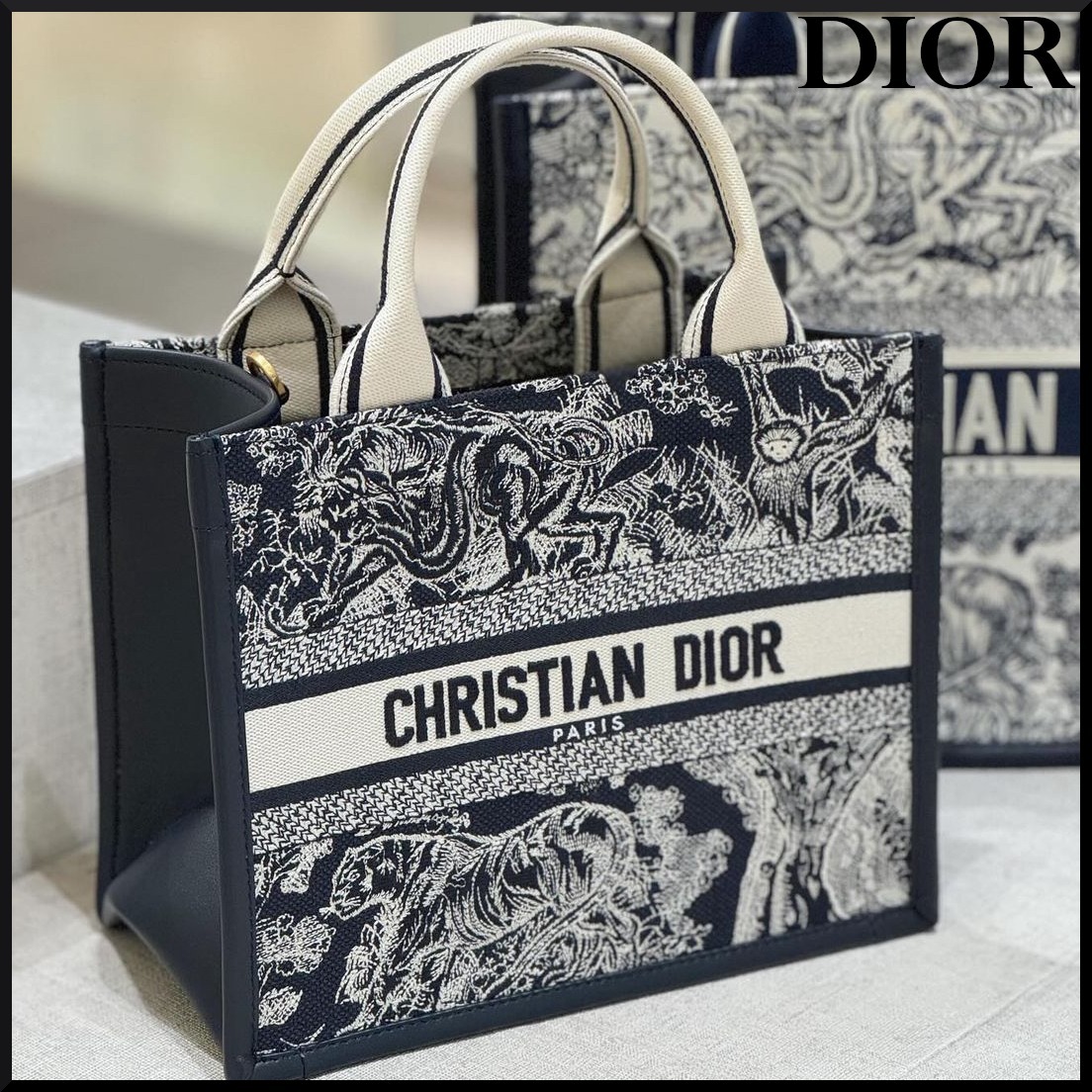 【すぐ届く】Dior Book Tote バッグ スモール