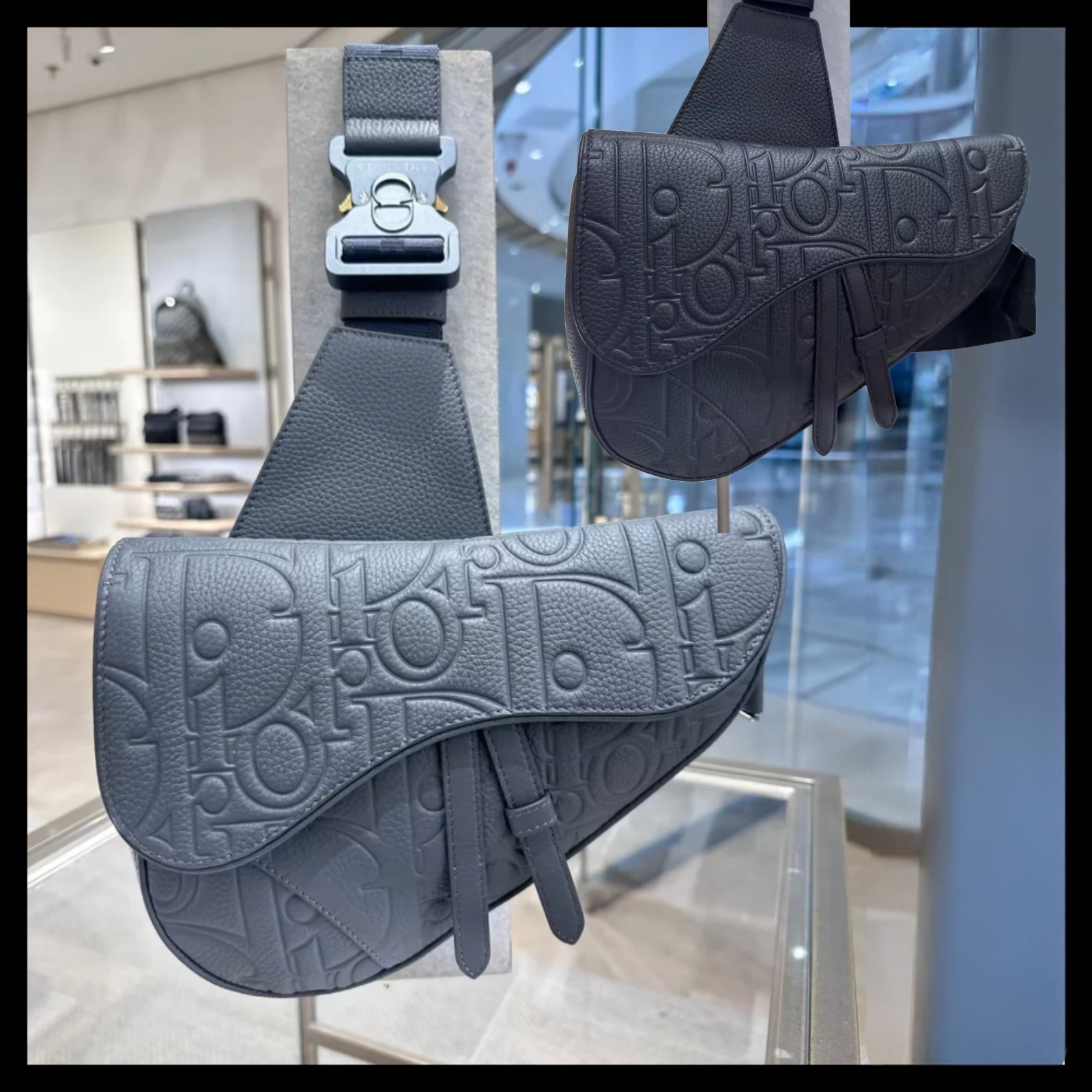 【コンパクトでお洒落♪】Dior★Saddle バッグ