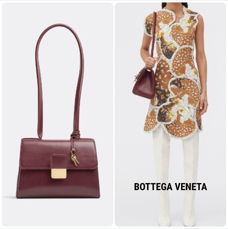 【BOTTEGA VENETA】ボッテガ レザー ショルダーバッグ